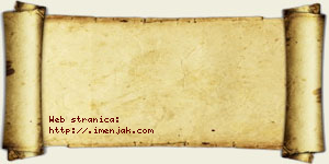 Jovanka Adžić vizit kartica